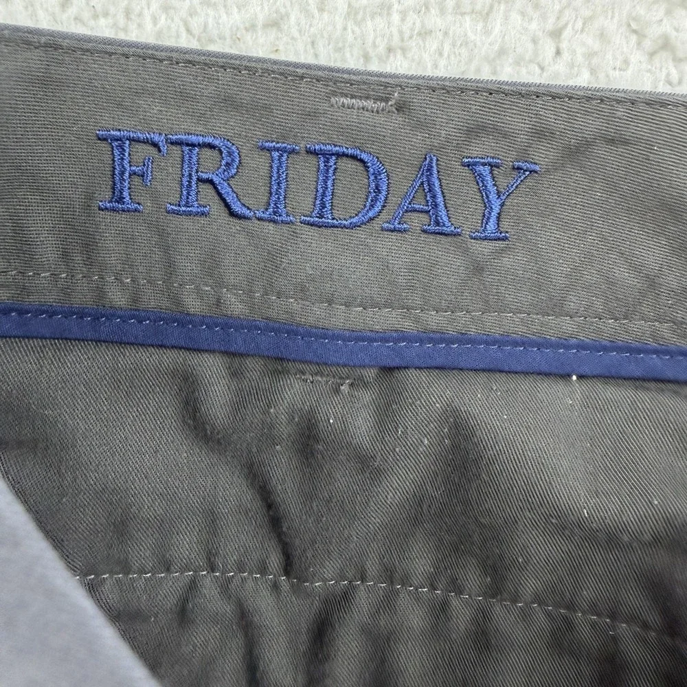 Bonobos Friday Pants Mens 32x32‎ Gray Straight Fit Chino Cotton Casual Office